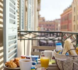 réception - balcon salle de petit déjeuner AMMI anciennement Ajoupa