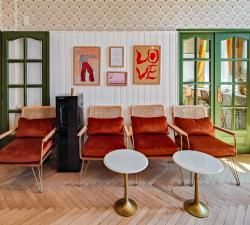 renovated reception in AMMI Nice Massena previously Ajoupa Baie des Anges
