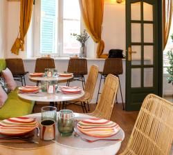 salle de petit déjeuner  AMMI Nice Massena ex Ajoupa Baie des Anges